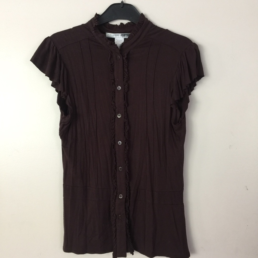 Brown Button Down